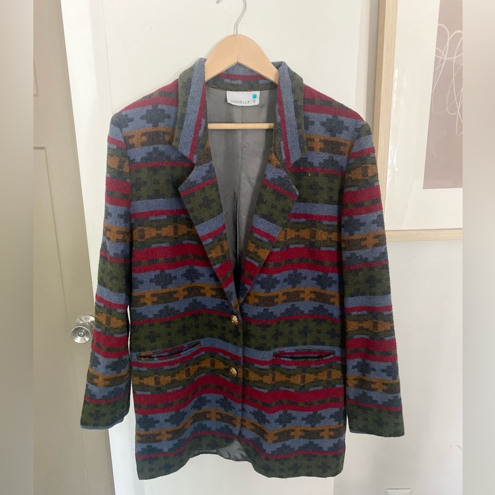 Womens Aztec Blazer